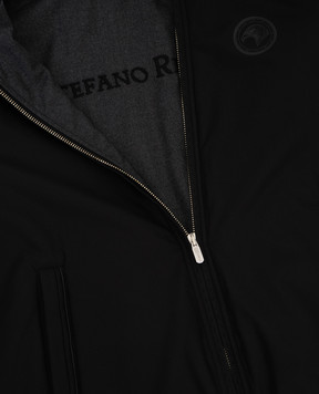 Stefano Ricci Children's silk jacket with emblem YDJ8400150SETEC1