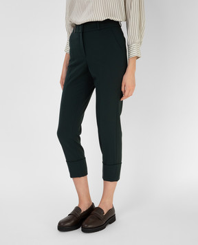 Peserico Dark Green Chinos P0462901994