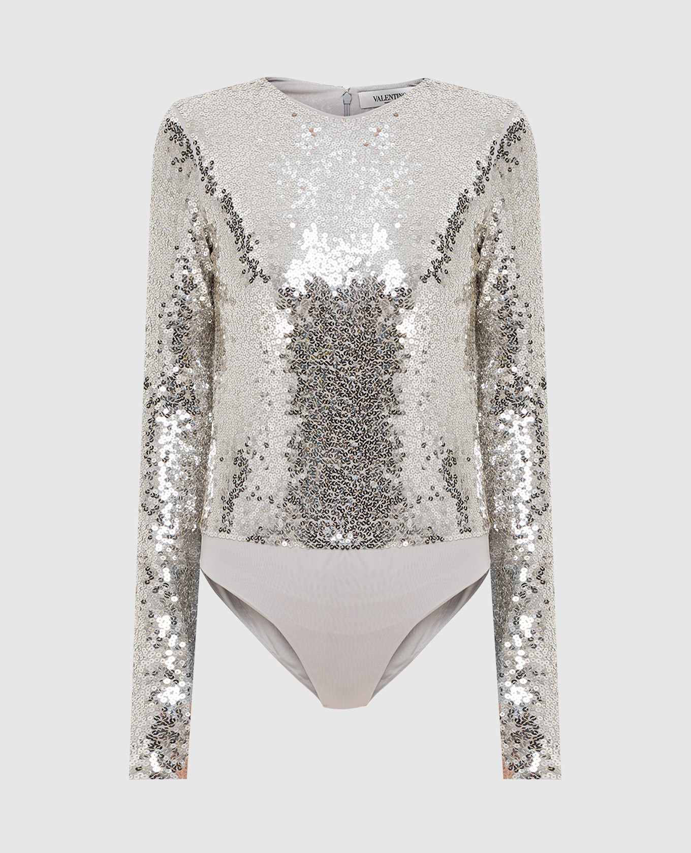 

Bodysuit with sequins Valentino, Silver