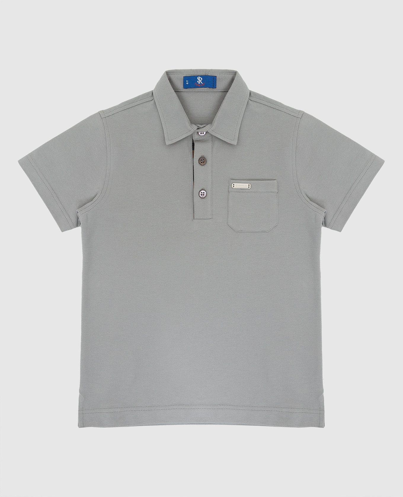Children's gray polo stefano ricci