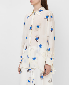 NINA RICCI Printed silk blouse 21ECTO011SE1358