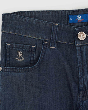 Stefano Ricci Children's dark blue jeans YFT7201010U6T3