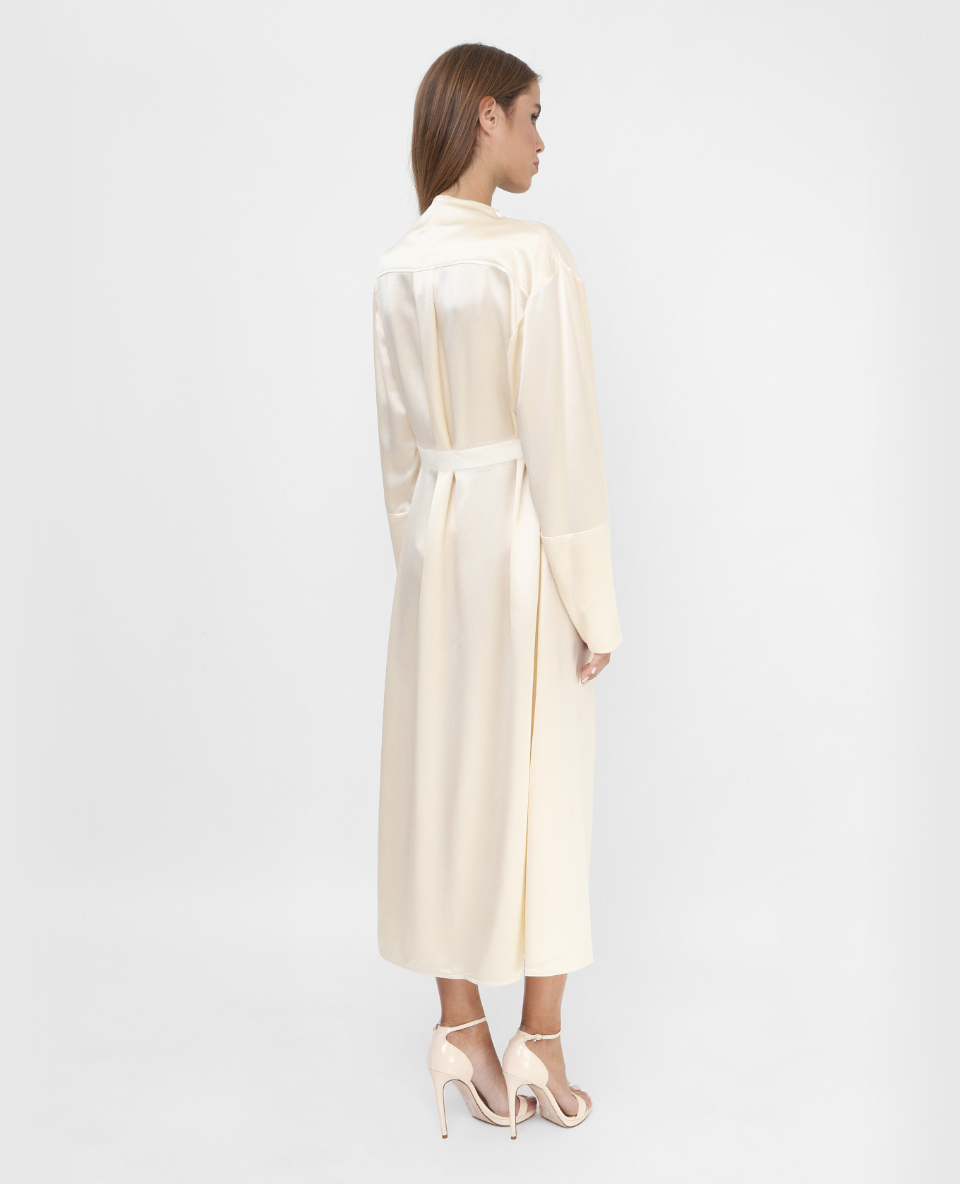 Draped silk dress Roksanda 4