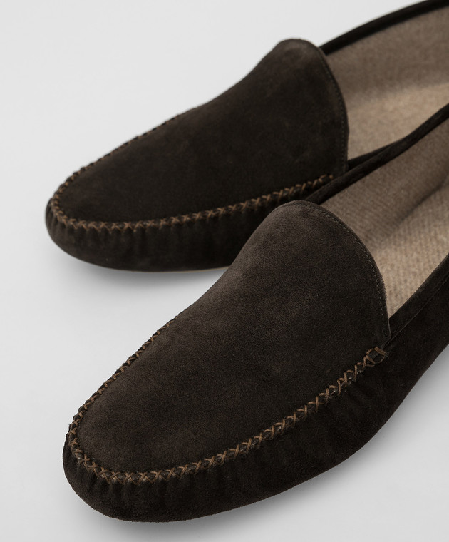 Loro Piana Suede slippers F3FAC5526 shop with Czech Republic