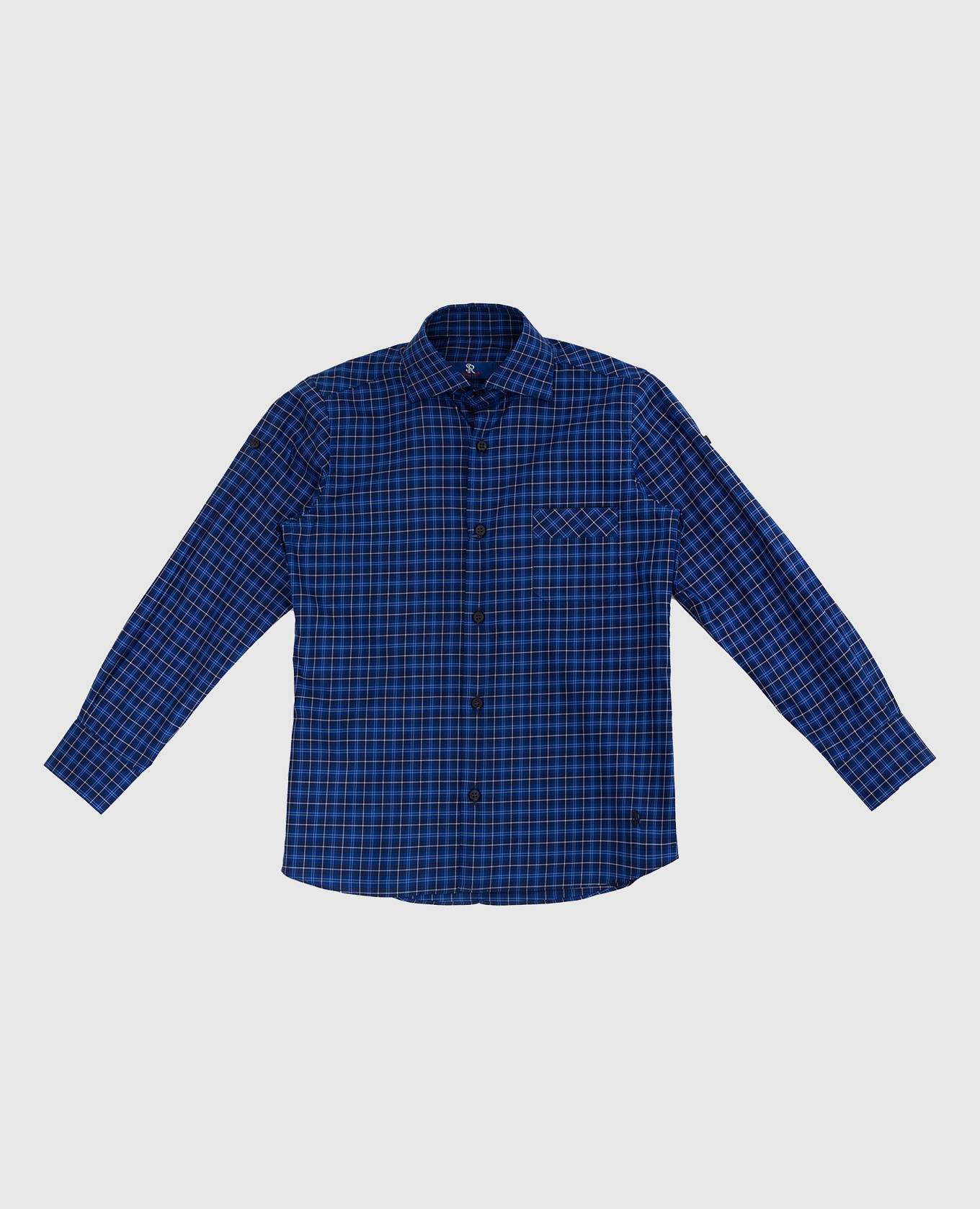 

Children's checkered shirt Stefano Ricci, Blue