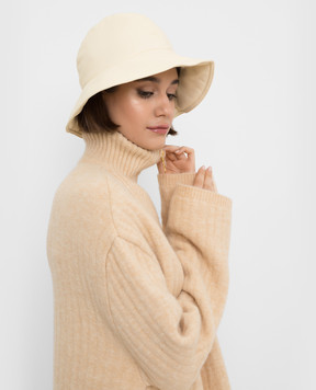 Nanushka Cameron Light Beige Bucket Hat NU21FWHT00711