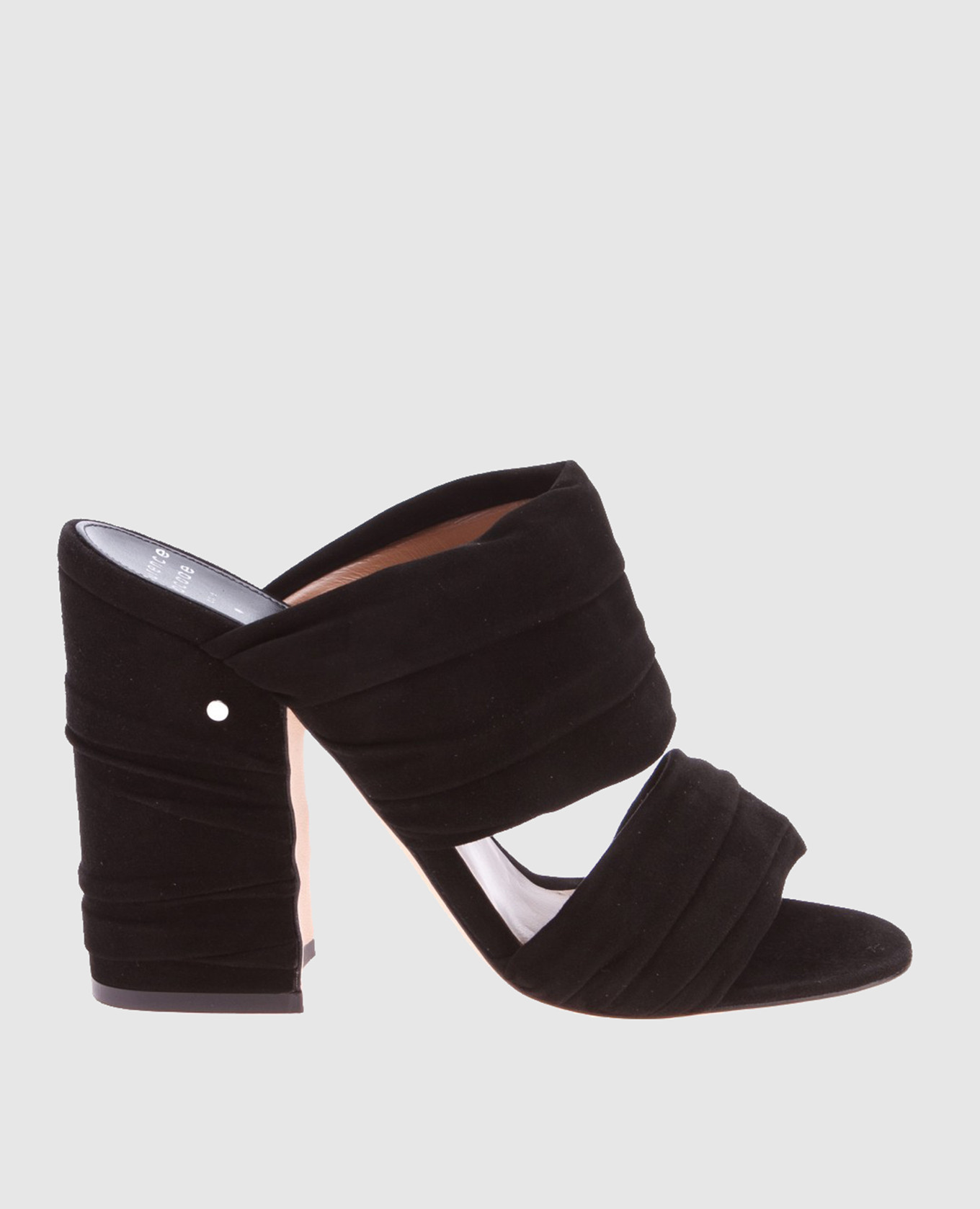

Rona Black Suede Sandals Laurence Dacade