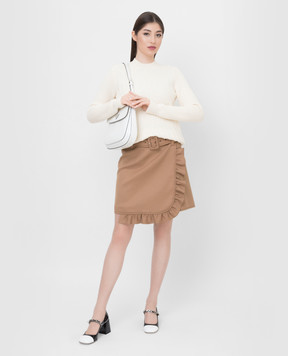 Prada Wrap skirt with frill P154OH1S21