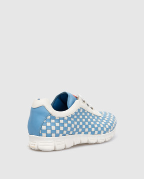 Stefano Ricci Children's woven leather sneakers YRU01G845VHVH