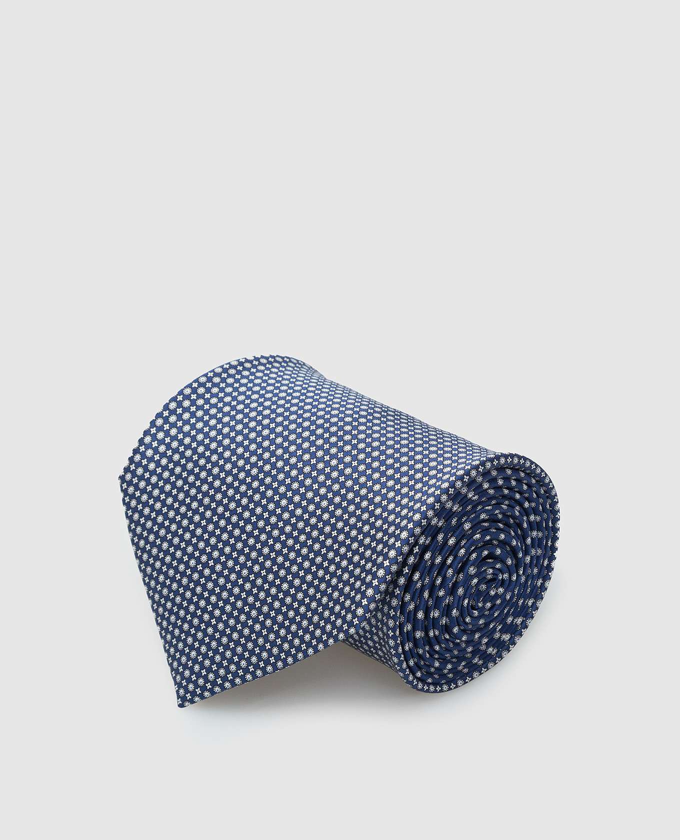 

Navy blue patterned silk tie Stefano Ricci