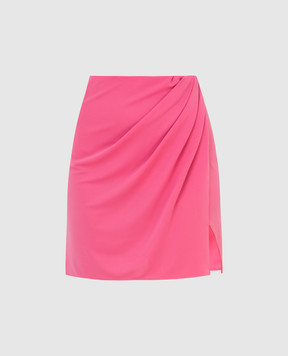 The Andamane Gabrielle pink draped mini skirt T110315BTJP073