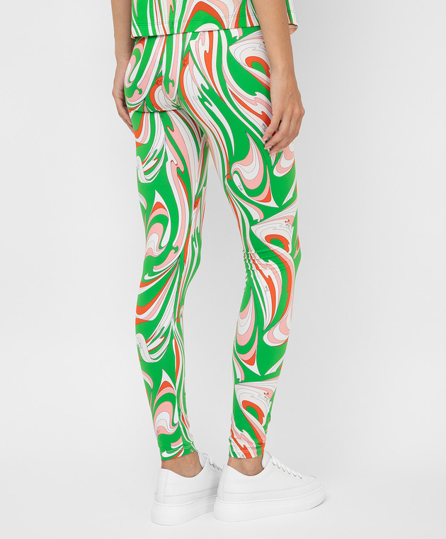 EMILIO PUCCI Leggings in Vortici print 1RTX061R897 buy with European delivery at Symbol