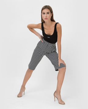 Off-White Bermuda shorts in Pop pattern OWCA110F21FAB002