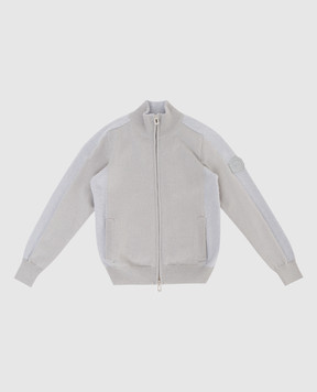 Stefano Ricci Baby cardigan in cashmere, wool and silk YAK6S08R31F6SA07
