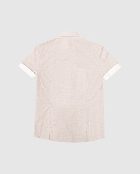 Stefano Ricci Children's beige striped shirt YC002683L1666