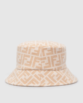 Fendi Panama in wool and silk in FF motif FXQ813AALR