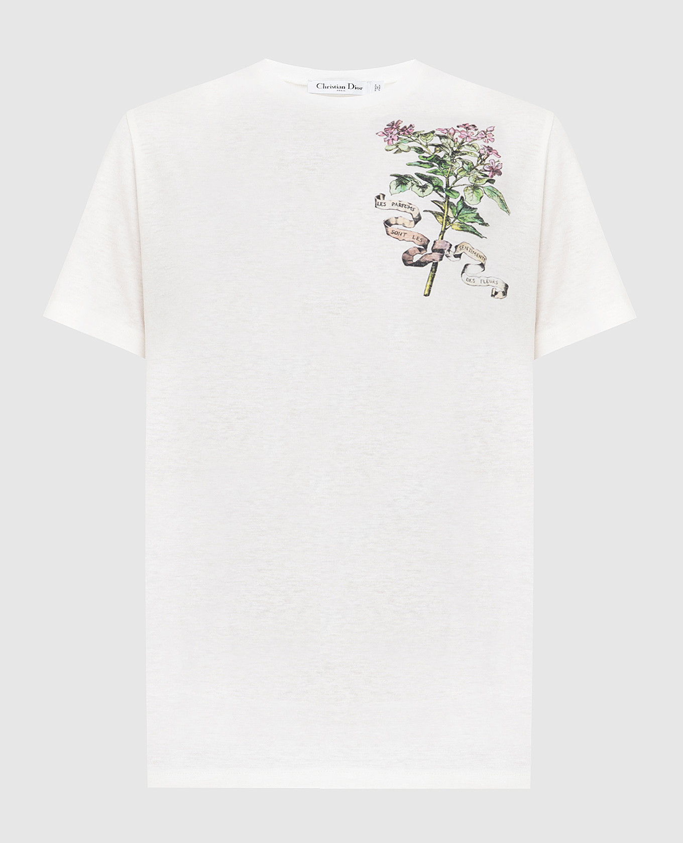 

T-shirt with print Christian Dior, Белый