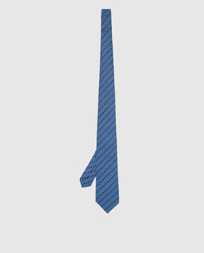 Stefano Ricci Blue patterned silk tie CH31042