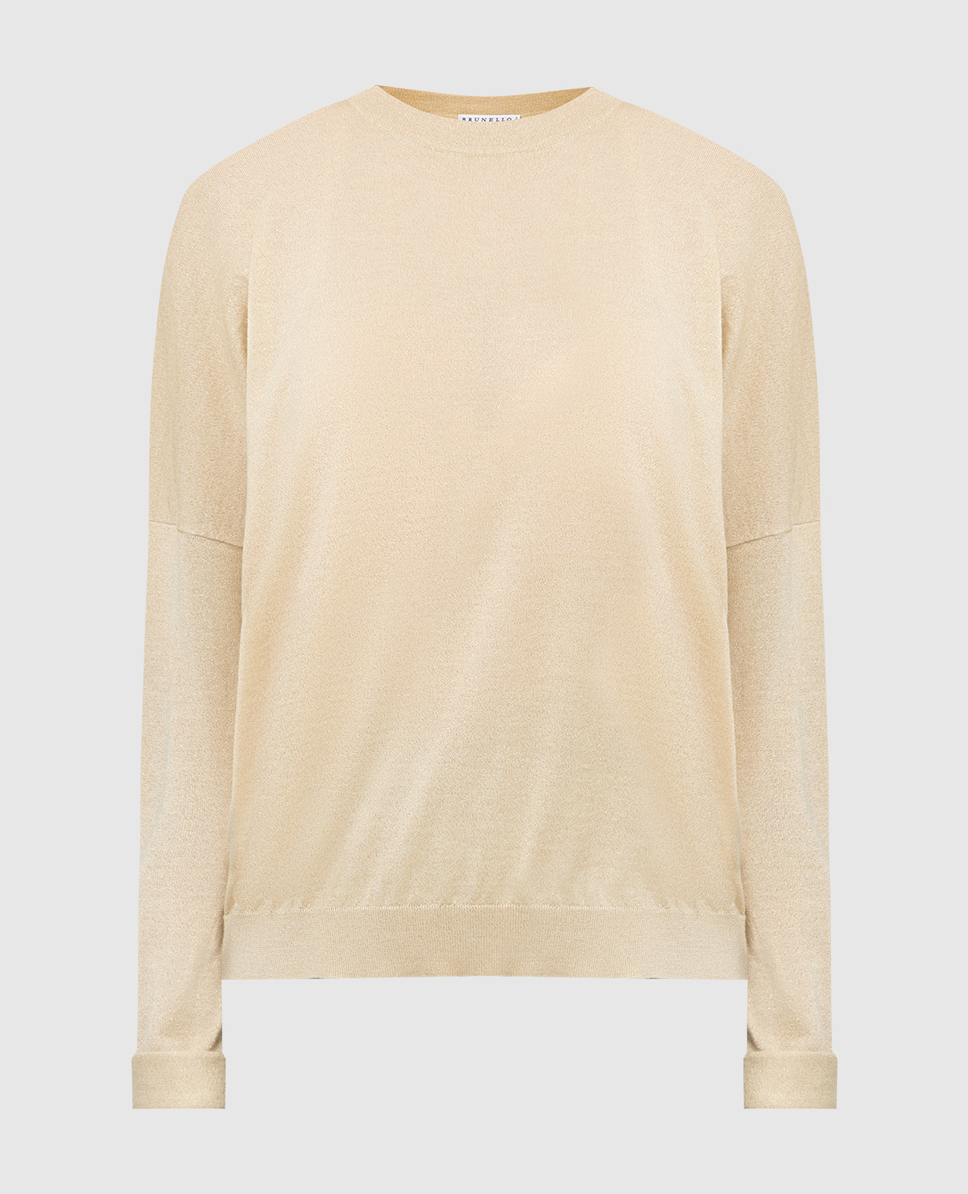 

Yellow jumper with lurex Brunello Cucinelli