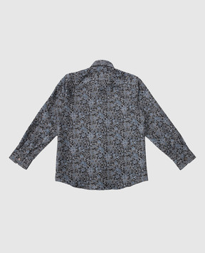 Stefano Ricci Paisley pattern children's silk shirt YC003203NG501