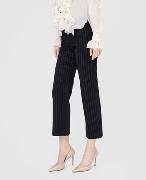 Philosophy di Lorenzo Serafini Navy blue trousers V0317