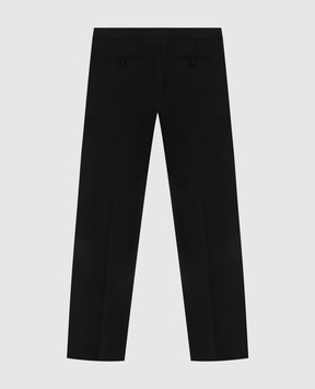 Stefano Ricci Children's wool and silk jacquard trousers Y2T2600000HC4317