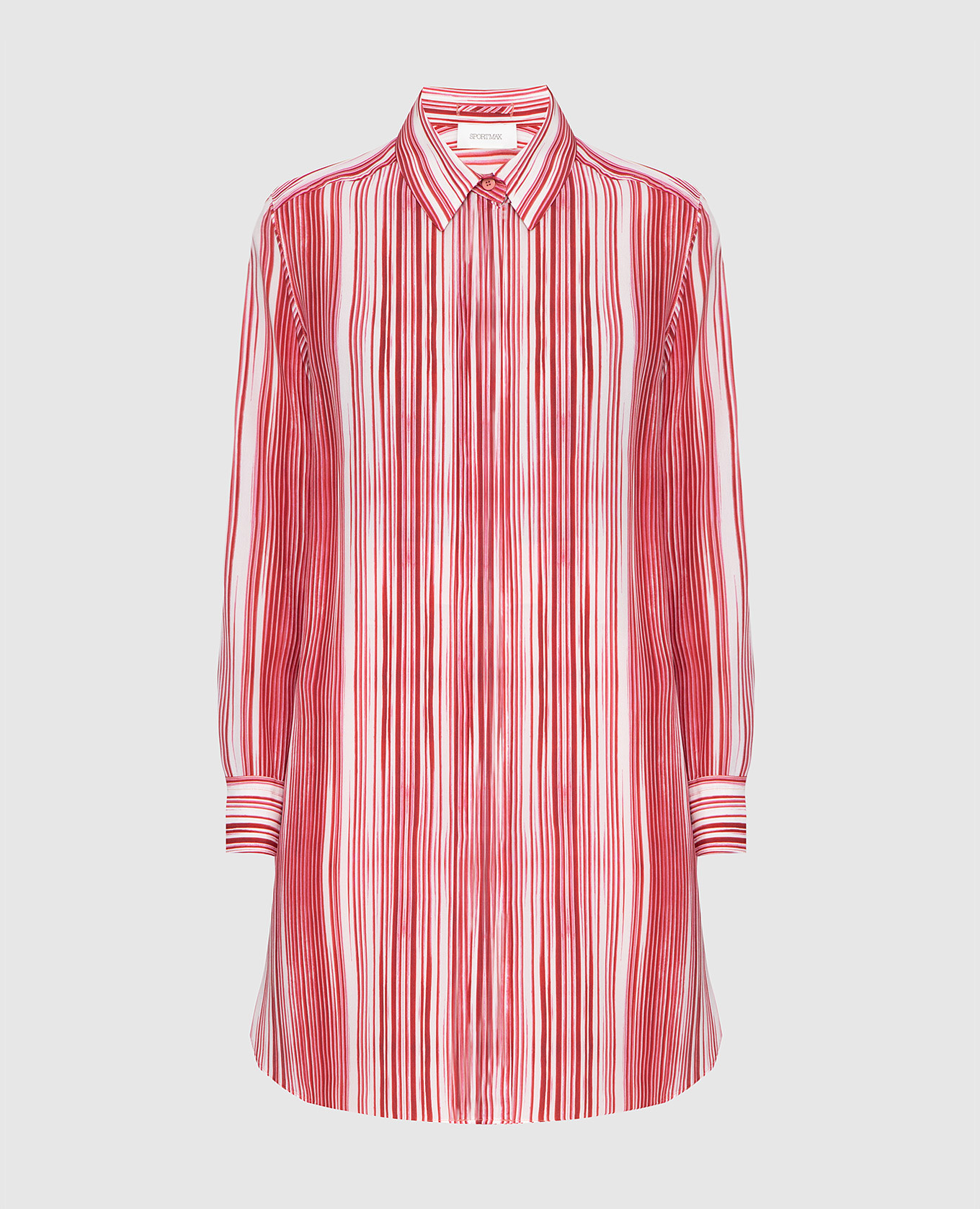 Moura blouse- silkmix- red