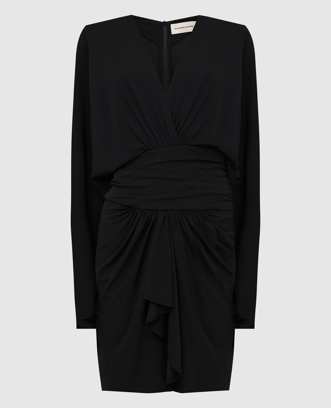 

Black dress with drapery ALEXANDRE VAUTHIER