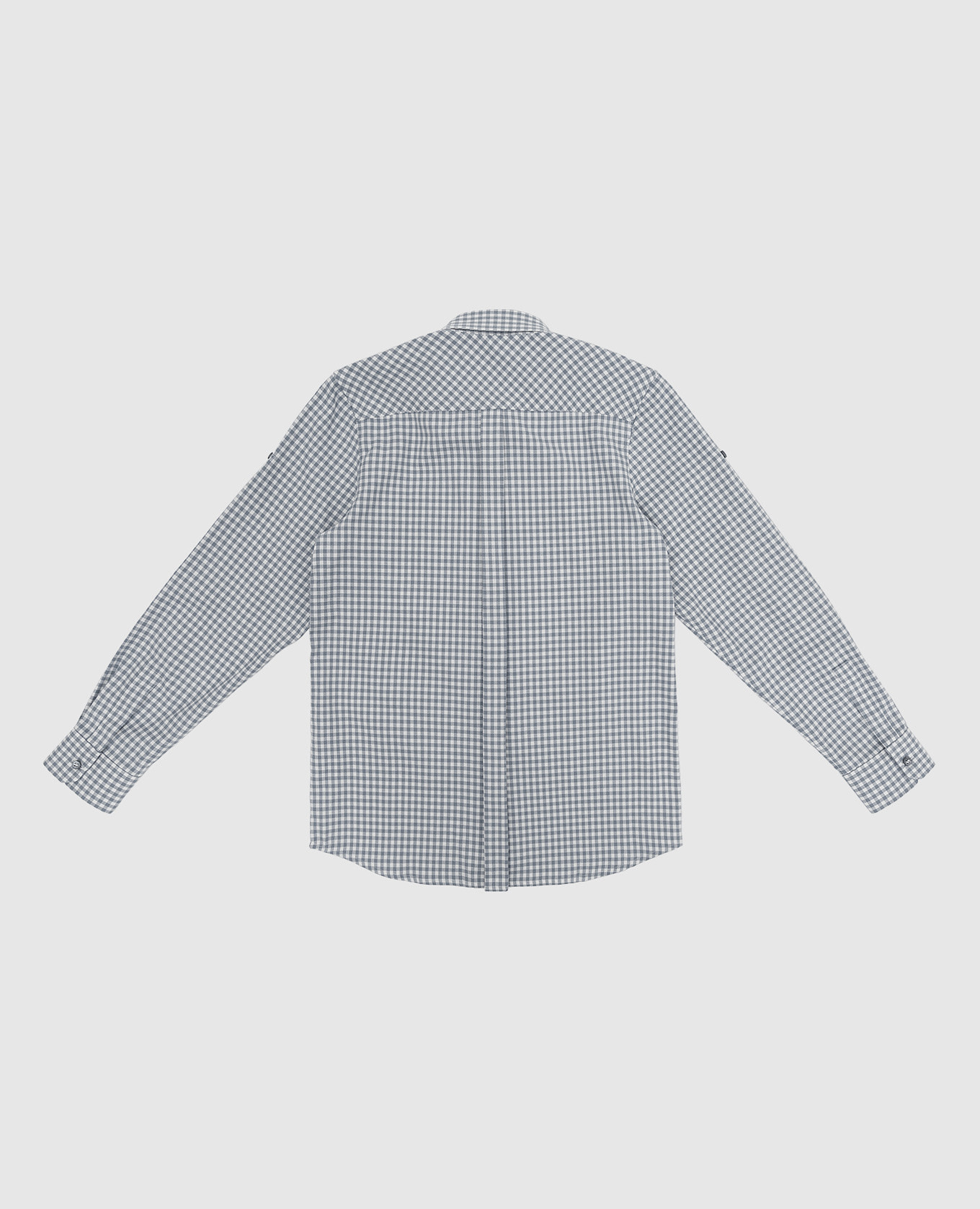 

Children's checkered shirt Stefano Ricci, Grey