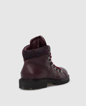 Stefano Ricci Children's leather boots with emblem YRU30G859SKTSC