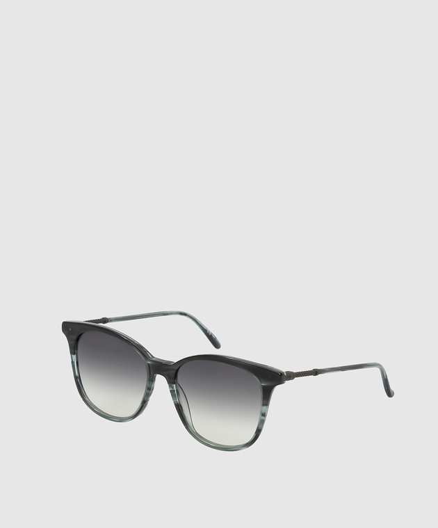 Bottega Veneta - Graphite Gradient Sunglasses 