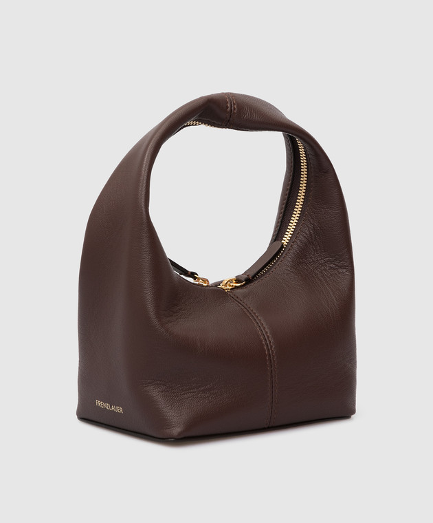 Frenzlauer - Panier Dark Brown Leather Mini Bag MINIPANIER - shop 