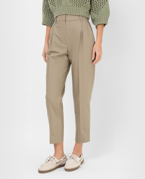 Brunello Cucinelli Khaki trousers M0F70P7445