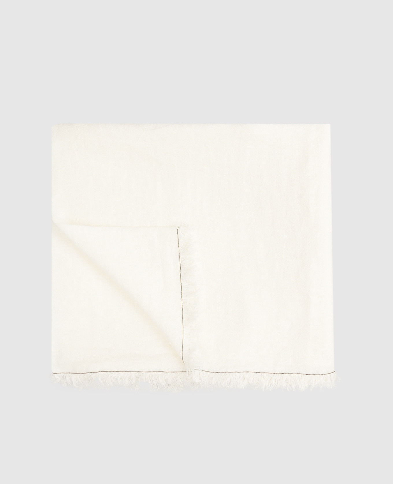 Light beige tablecloth