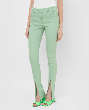 The Attico Freja trousers in slit wool 221WCP39W027