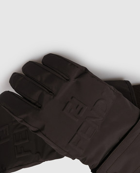 Fendi Ski gloves with logo FAD029AGN9