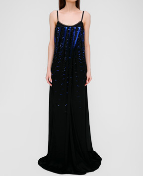 Roberto Cavalli Black dress with sequins PTR208