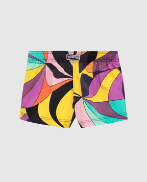 Vilebrequin Gaya kids swim shorts in print GAYU1F84