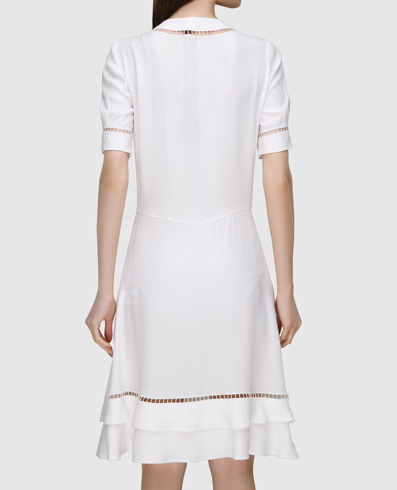 

White dress with lace Ermanno Scervino