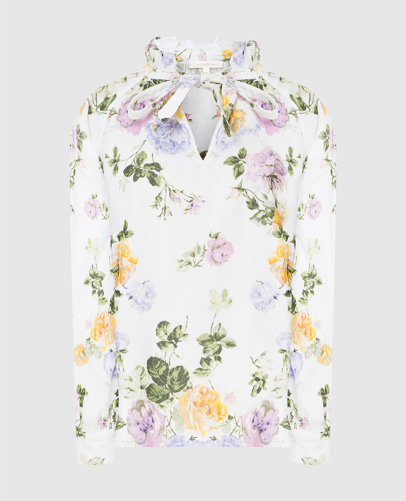 

Willow shirt in floral print Love Shack Fancy, White
