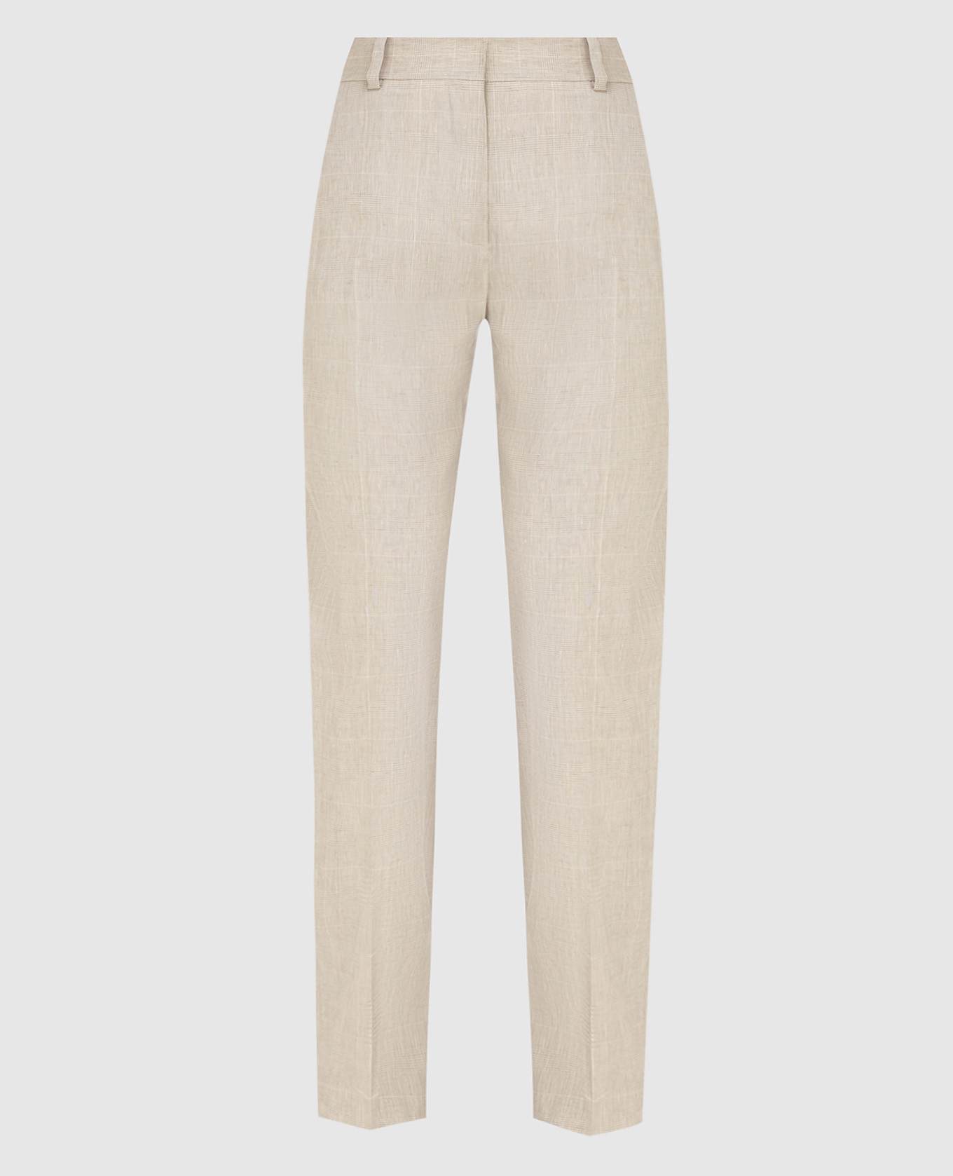 

Windsor striped linen trousers Erika Cavallini, Grey