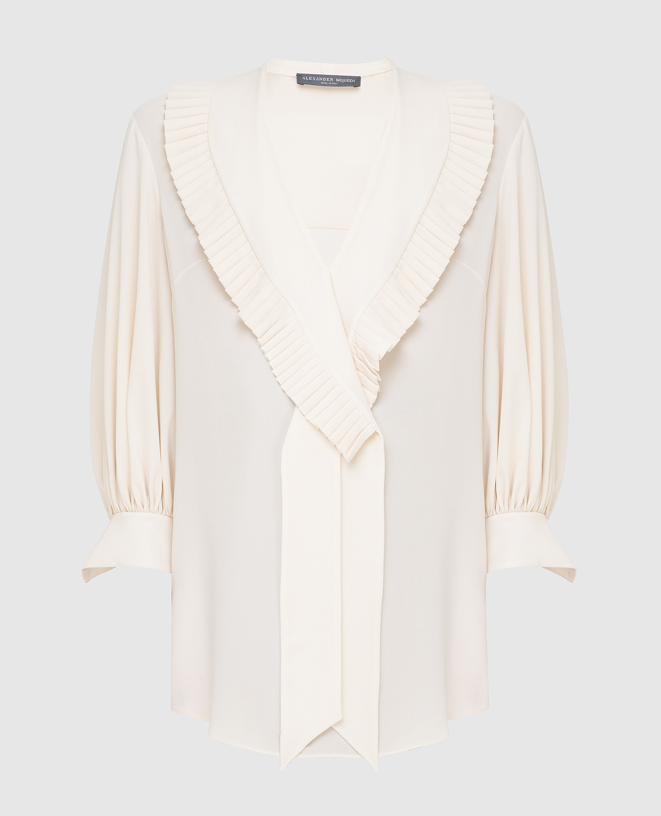 

Light beige silk blouse Alexander McQueen