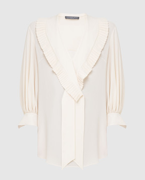 Alexander McQueen Light beige silk blouse 550956