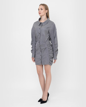 Stella McCartney Wren gray wool mini dress 604078SNB53