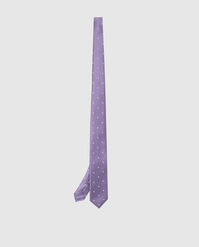 Stefano Ricci Children's silk lilac patterned tie YCCX74168
