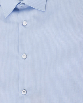 Stefano Ricci Children's blue shirt in a pattern YC002317LJ1711