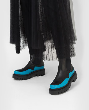 Babe Pay Pls Leather chelsea with contrast panel 77331135