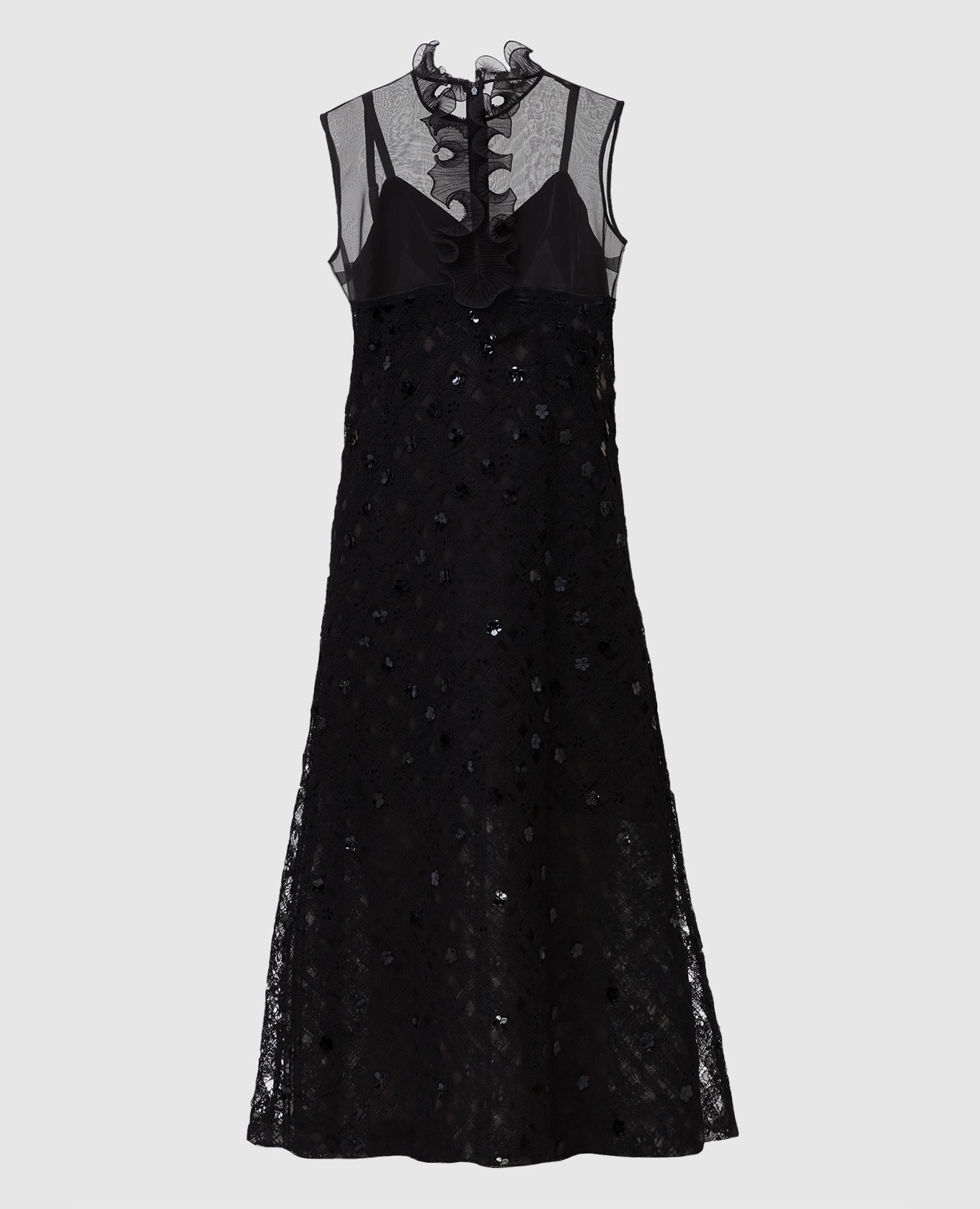 

Black dress with sequins Bottega Veneta