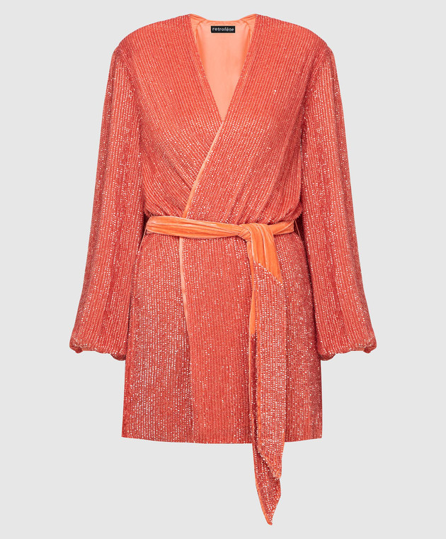 open lace back dress Retrofête Women's Alana Sequin Dress - Cerise
