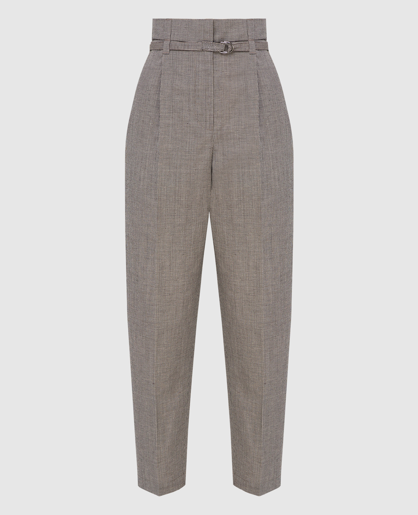 

Wool and linen trousers Brunello Cucinelli, Black